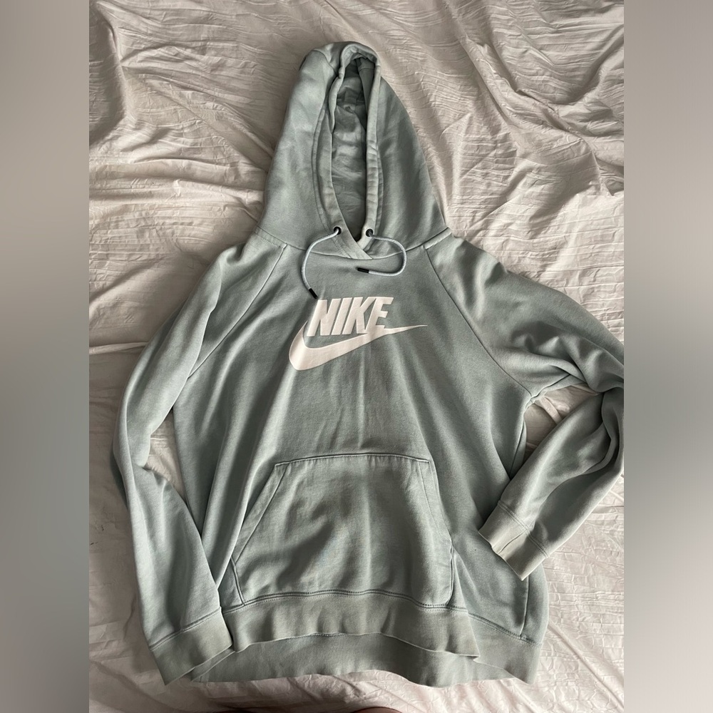blue nike hoodie